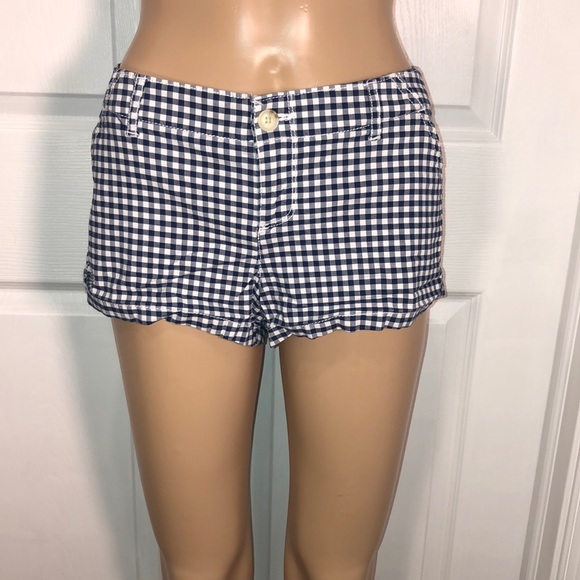 Hollister Pants - Hollister Blue/White Shorts 7/28